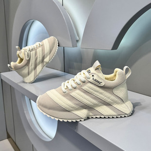 厚底透气老爹鞋夏季网面厚底增高鞋包底鞋舒适轻奢男鞋休闲鞋男生