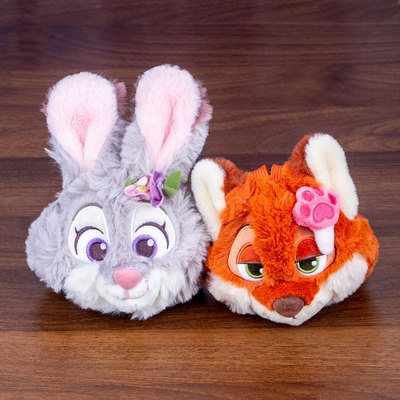 朱迪尼克毛绒公仔零钱包包挂件