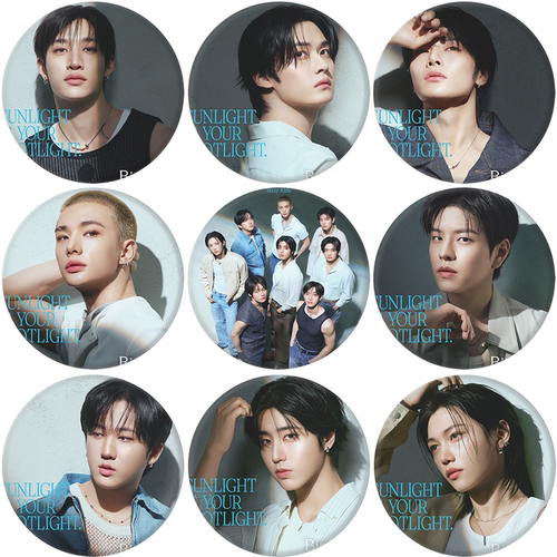 StrayKids×Biore UV 徽章 黄铉辰周边吧唧 镜子钥匙扣配饰礼物