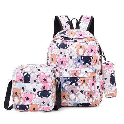 Children's colorful large-capacity fashionable double-should