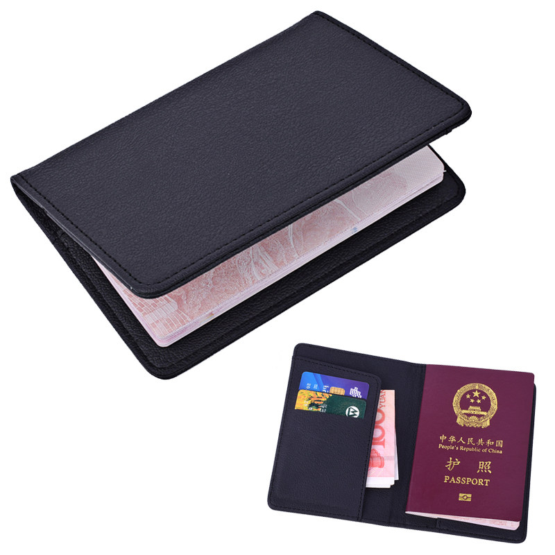 passport cover leather man women travel passport holder