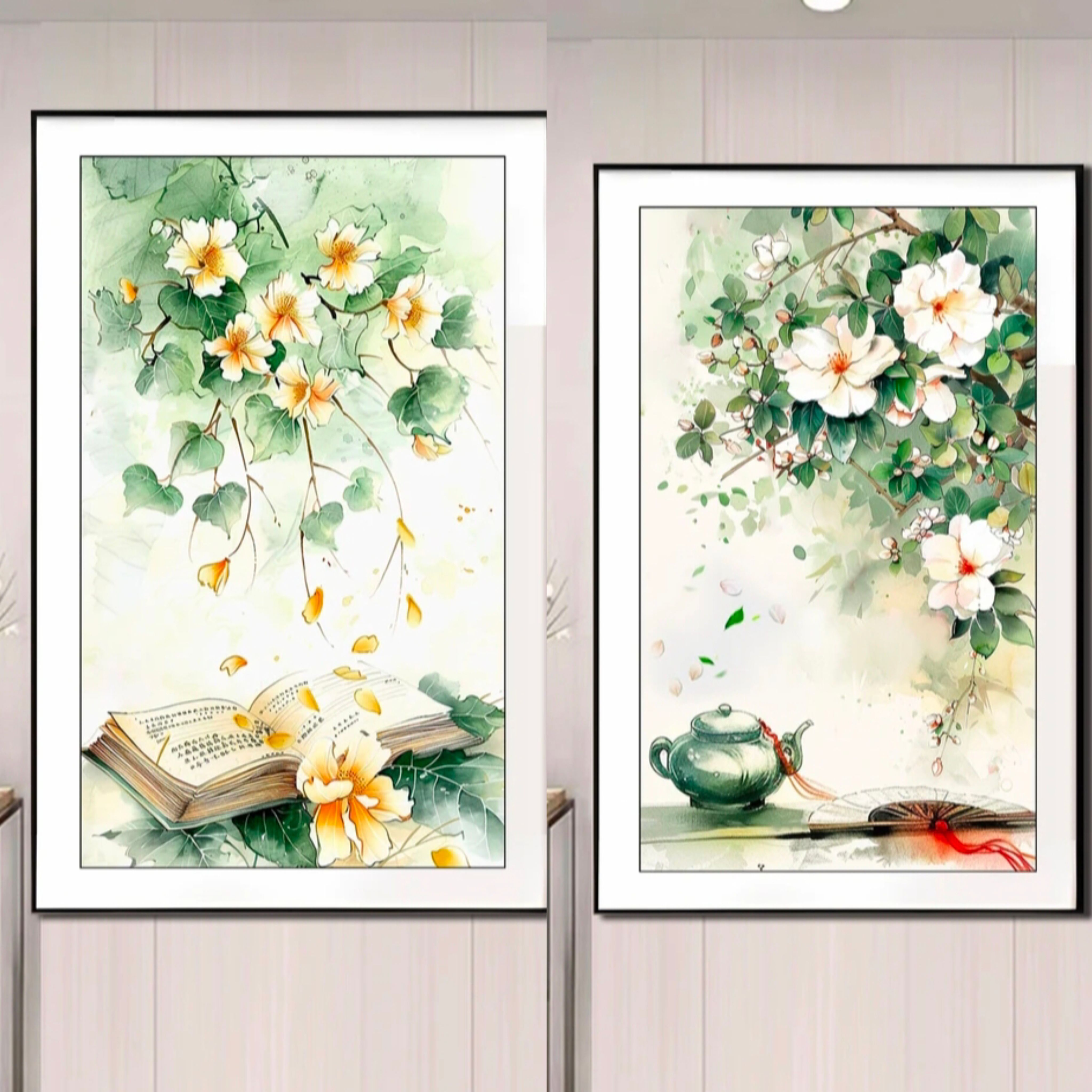 【金丝布】听禅/解语十字绣大格60x100厘米满绣