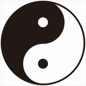 饰贴 阴阳太极双鱼图玄关装 复古款 相生相克此长彼消太极哲理图贴