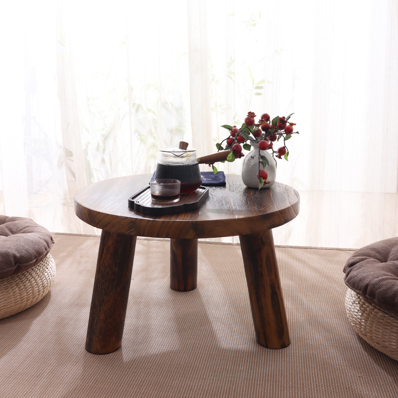 实木飘窗小桌子榻榻米茶几日式家用矮桌窗台桌可移动茶台禅意炕桌