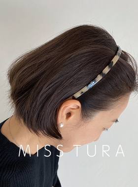 Miss Tura韩国官网洋气豹纹细发箍 极简气质ins超火头箍 2色