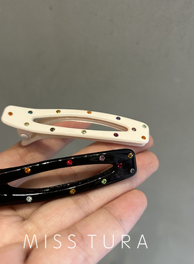 Miss Tura韩国进口ins彩钻侧边发夹碎发夹刘海夹发夹