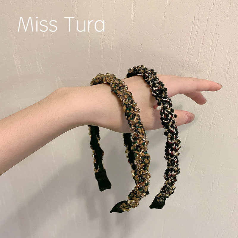 Miss Tura韩国进口blingbling气质发箍 低调中的华丽丽 带钻头箍