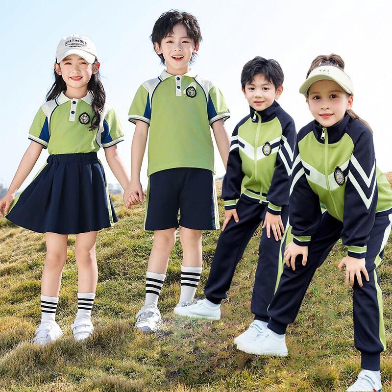 幼儿园园服套装学院风校服小学生运动服两件套春秋装男女孩三件套