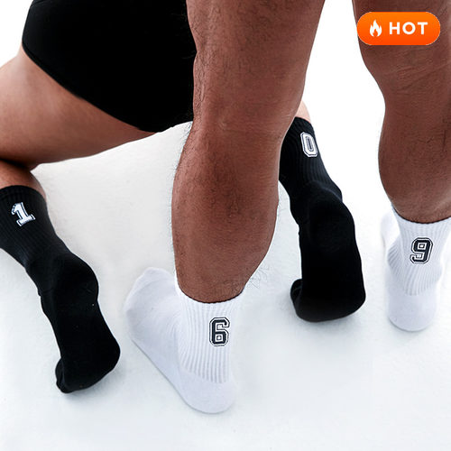sockkon数字1069健身毛巾底袜子