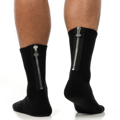 拉链运动棉袜SOCKKON男士