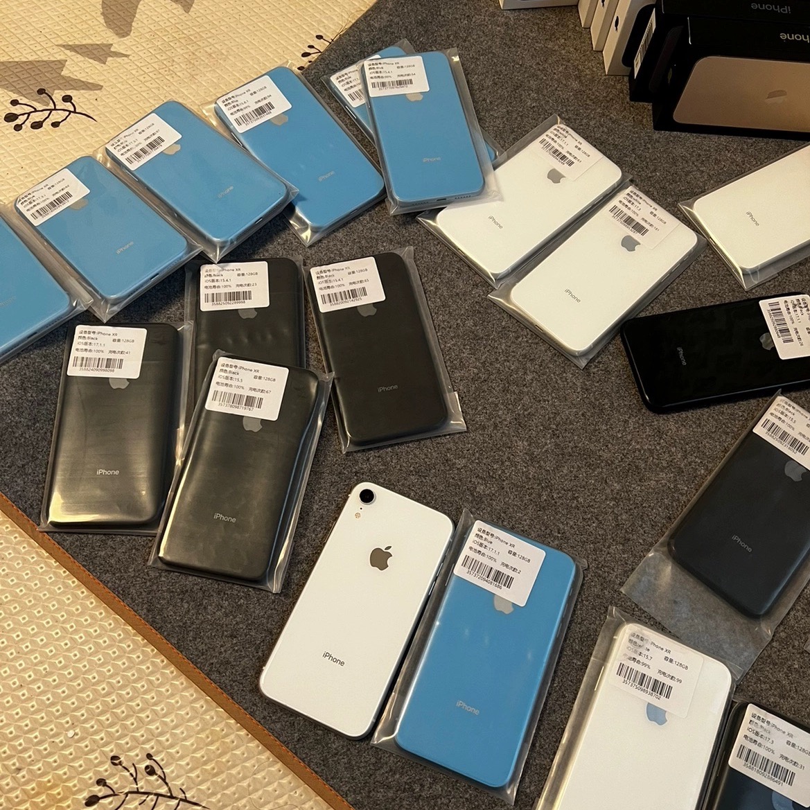 苹果xr Apple苹果手机iphone 无锁单卡128g电池100