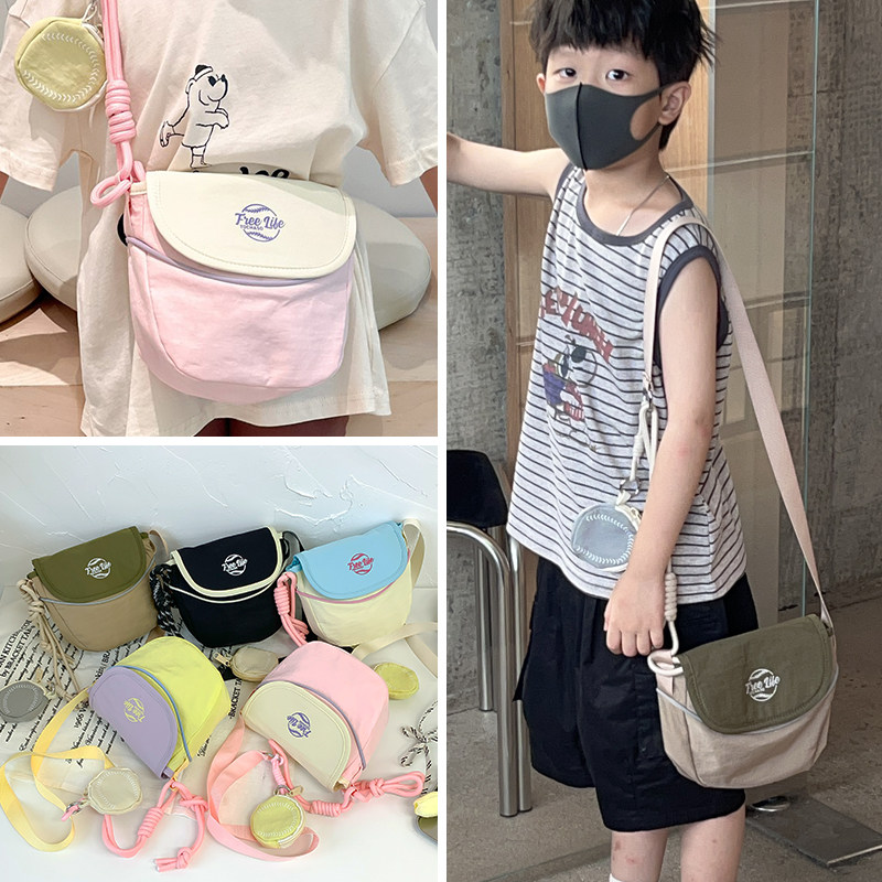 百搭儿童斜挎包包男女童宝宝手提包休闲洋气小挎包外出旅游单肩包