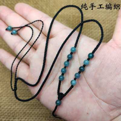 手编貔貅黄金观音佛吊坠挂绳玉佩