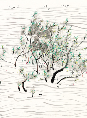 国画花鸟复制画真迹画芯装饰画