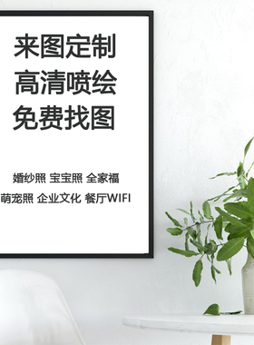 来图定制+帆布画芯+定制礼物