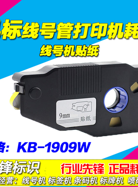 丽标/凯标线号机专用不干胶贴纸 KB-1909W/2809W C-190E/T280T/E