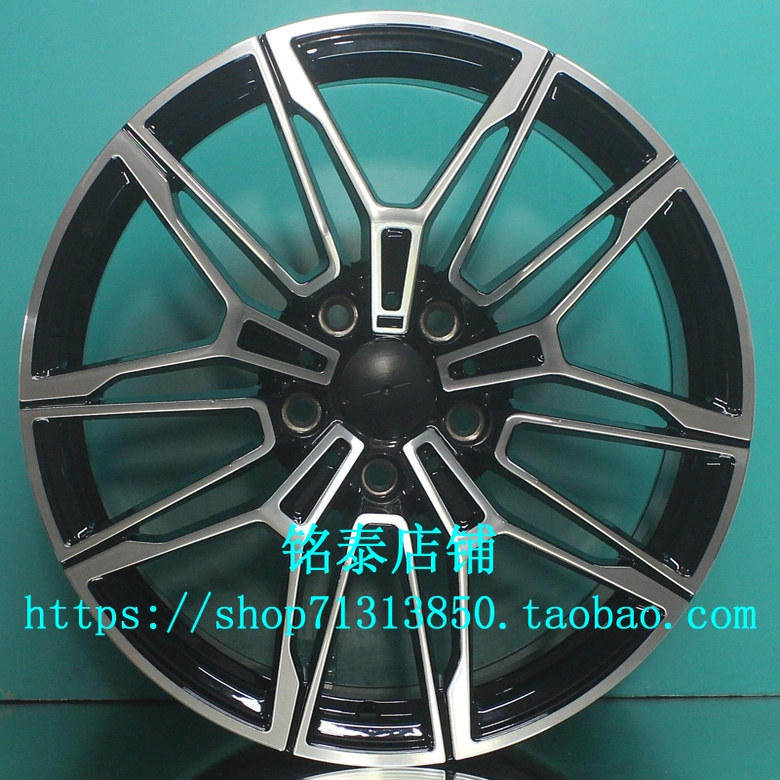 适用于宝马轮毂18寸7系5系5系原装车款全新铝合金胎铃