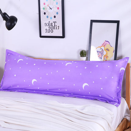 卡沃长枕套双人枕套1.2/1.5/1.8m米情侣婚庆单人枕头套枕芯套