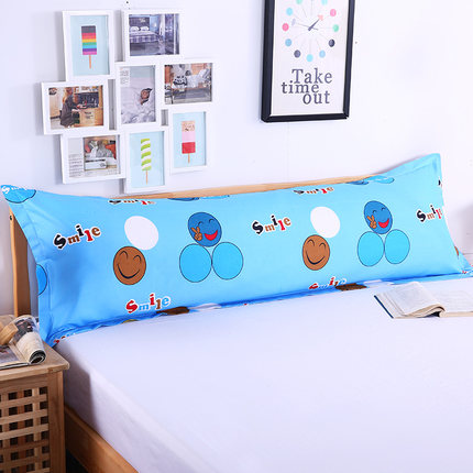 卡沃长枕套双人枕套1.2/1.5/1.8m米情侣婚庆单人枕头套枕芯套