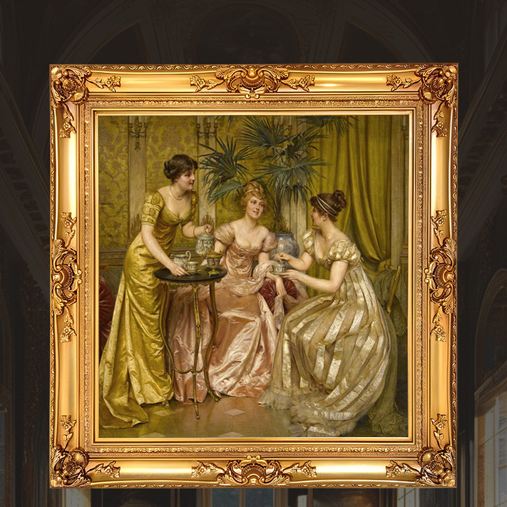 悦豪油画框相框实木可定做尺寸