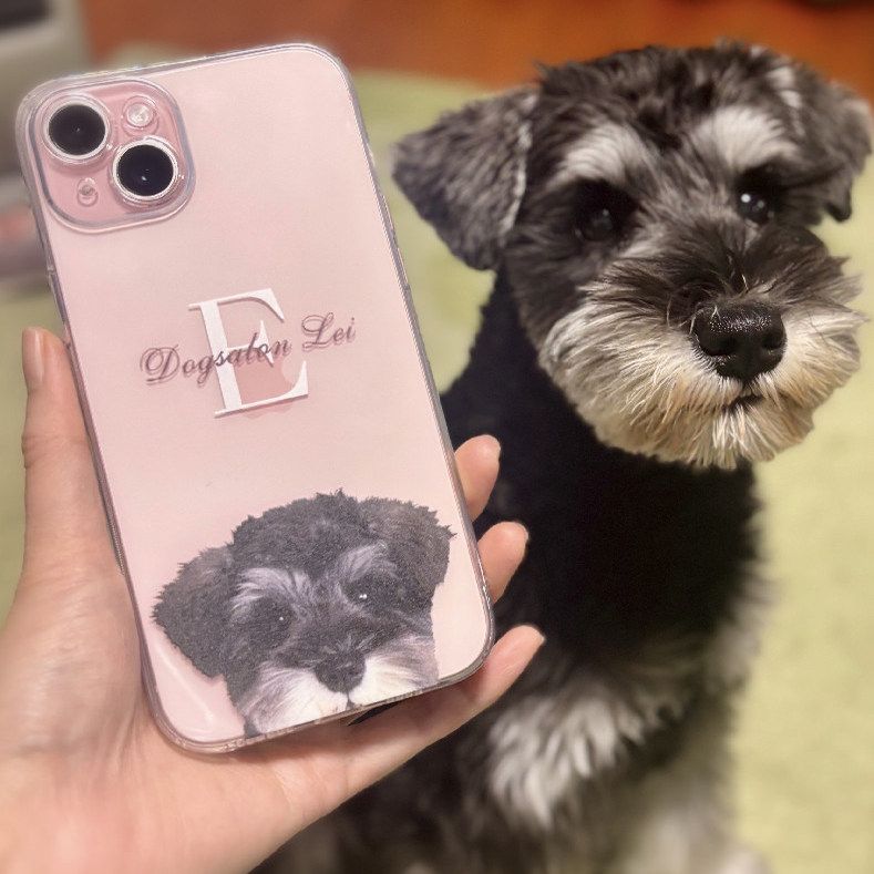 宠物照片定制碎花手机壳任意机型