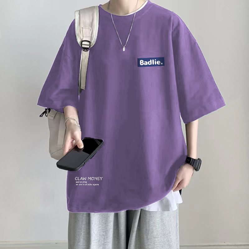 大码上装夏季百搭圆领短袖潮流