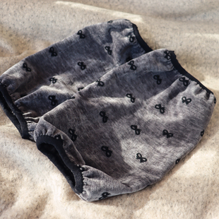 手工袖子套时装风植绒蝴蝶结护袖毛衣雪丽棉衣防污护袖办公写字