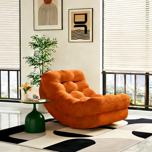 网红月亮摇摇椅躺椅家用阳台可躺可睡懒人沙发休闲单人沙发椅摇椅