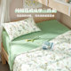富安娜出品馨而乐纯棉三件套夏被可水洗床单被套学生宿舍夏薄被