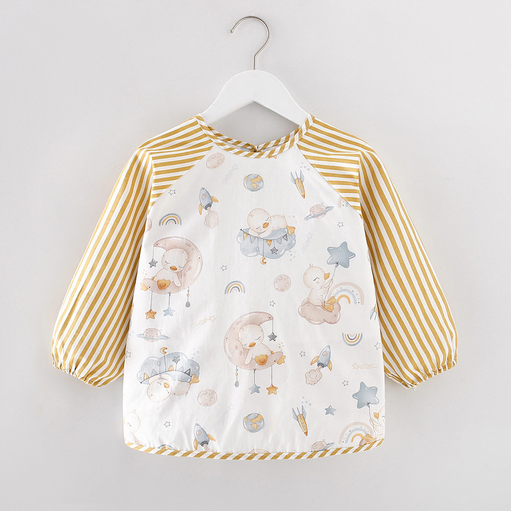 儿童罩衣防水纯棉宝宝吃饭反穿衣婴幼儿小鸭子星星月亮小火箭围兜,童装/婴儿装/亲子装,反穿衣/罩衣,淘宝优惠券,粉丝福利购,淘宝优惠卷