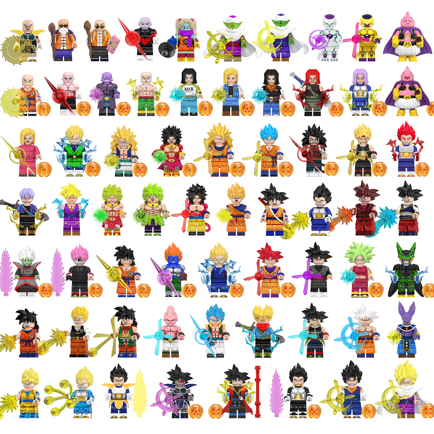 中国积木动漫龙珠孙悟饭拼插积木