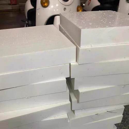 .白色PETP板聚酯加玻纤PET板PBT+GF30棒料黑色PBT板零切雕刻80mm