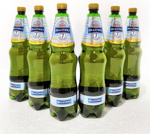 俄罗斯原装进口型 波罗的海7号啤酒1.3升*6桶 大麦芽精酿