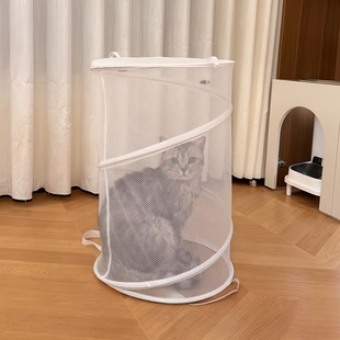 猫咪烘干袋可折叠不占空防抓伤防咬神器宠物洗澡烘干箱小型犬幼猫