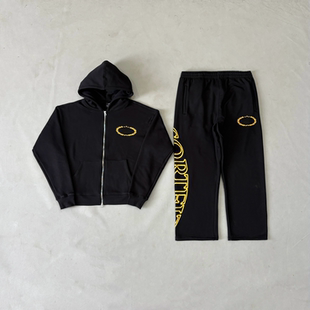 帆船后背大印花拉链套装 25ss King Angel