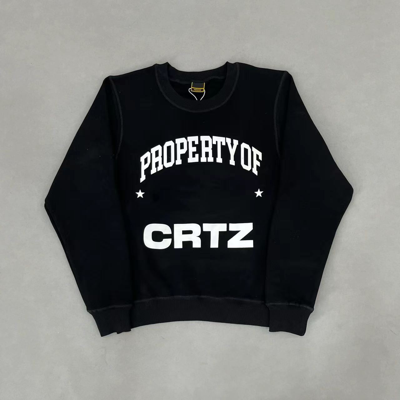 ANGEL KING 帆船圆领卫衣恶魔岛印花长袖衫男女情侣