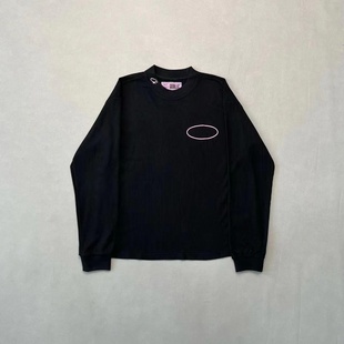 KING 五星华夫格高街街头印花长袖 帆船恶魔岛 star ANGEL