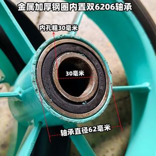 6206轴承直径62mm内孔30mm手推车脚轮专用斗车轴承老虎车轴承
