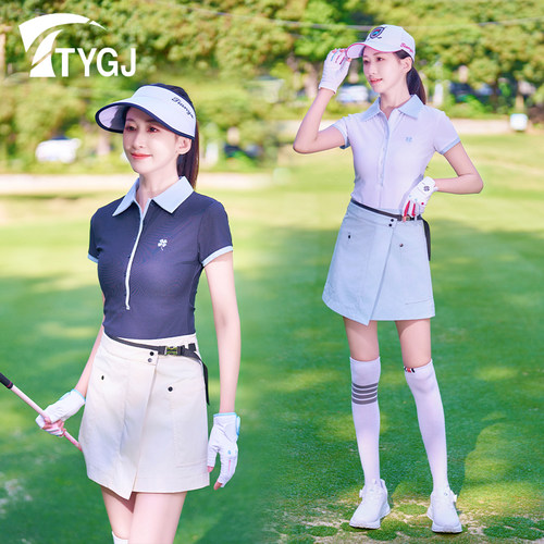 TTYGJ高尔夫女士POLO衫短裙套装