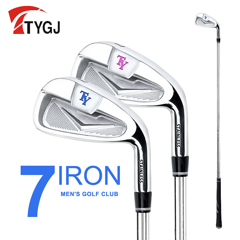 2023新款高尔夫球杆男女不锈钢7号铁成人初学练习比赛杆工厂直销