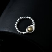 制道珠宝来财小元 可爱 个性 宝戒指925纯银戒指均码 弹力男女时尚