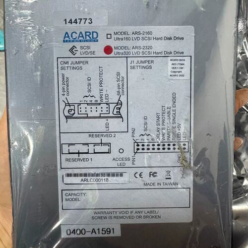 议价台湾 ACARD ARS2160 80PIN SCSI040