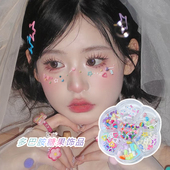 多巴胺脸上贴饰品影楼拍照写真妆造造型糖果贴饰儿童六一脸上贴钻