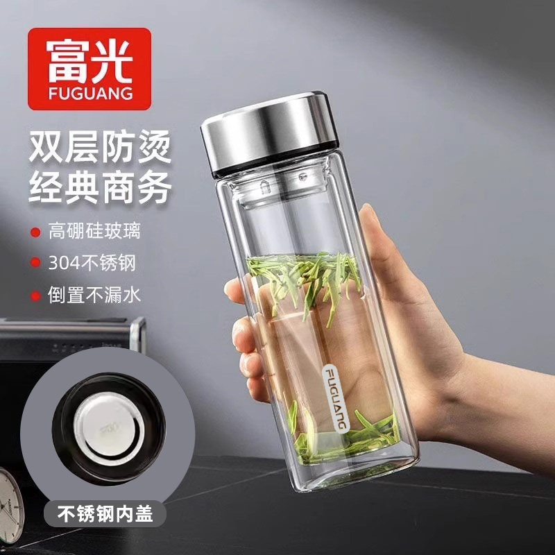 富光玻璃杯大容量便携高硼硅耐热耐高温防爆水杯男生茶杯玻璃杯子,餐饮具,玻璃杯,淘宝优惠券,粉丝福利购,淘宝优惠卷