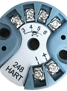 带hart协议温度变送器模块 PT100 4-20mA dc24v 485通讯 0-200℃