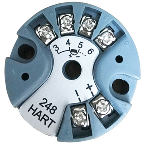 带hart协议温度变送器模块 PT100 4-20mA dc24v 485通讯 0-200℃