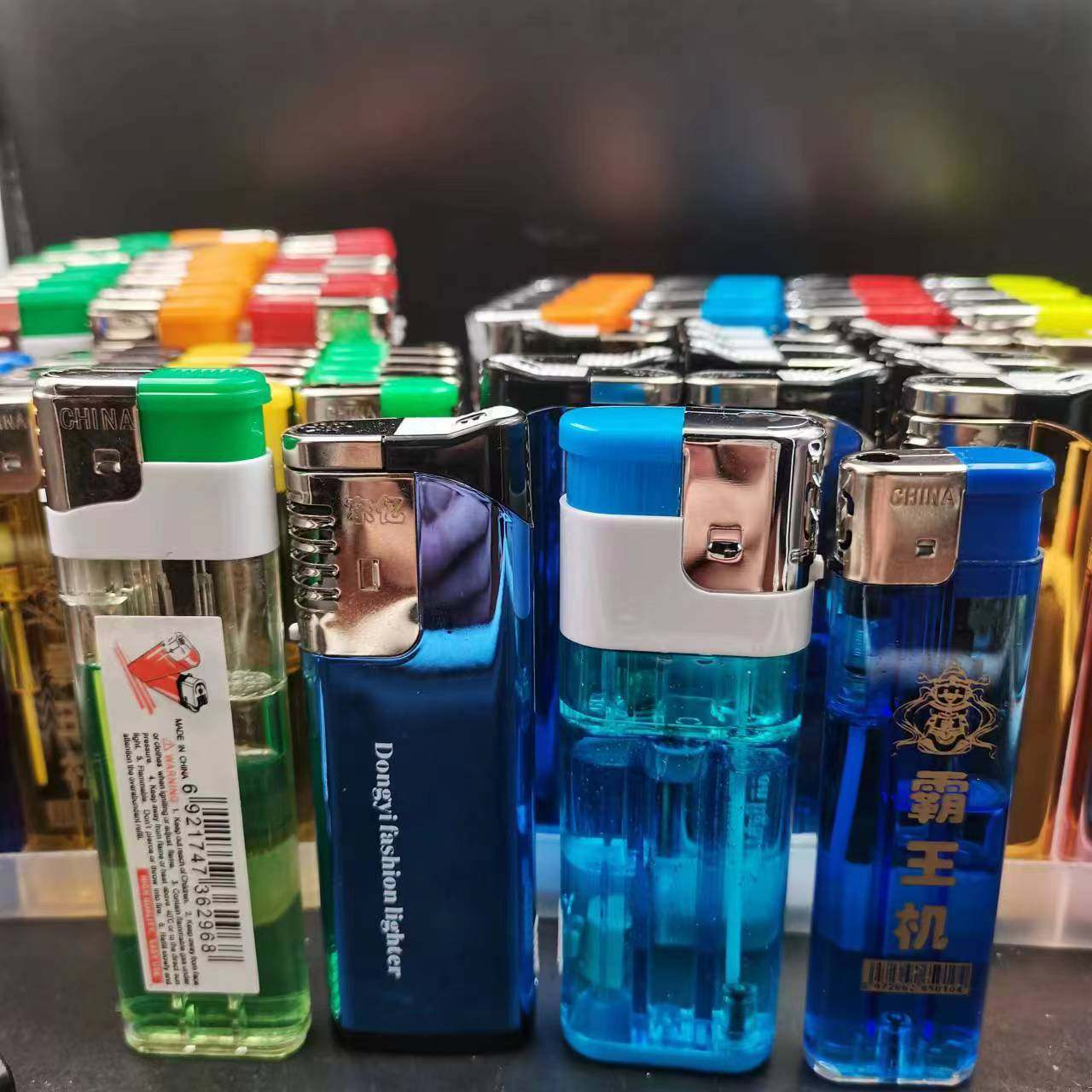 超大号巨无霸打火机加大号防风明火多种规格可选家用超市定制火机
