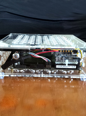 170X190迷你紧凑亚克力有机玻璃DIY显核便携电脑小机箱DC-ATX电源