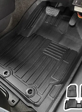 适用于丰田AQUA NHP10脚垫+尾箱垫环保防水无异味pruis c后备箱垫