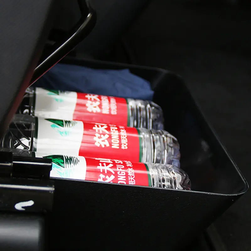 奇瑞QQ冰淇淋五菱宏光miniev马卡龙前储物盒座椅下置收纳箱袋改装